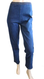 Cafe Pull on Jeans (Style 2062) - sizes 12 - 34 (Blue or Black Denim) - Image 3