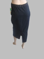 Cafe Stretch Denim Skirt in denim, black & white - Image 2