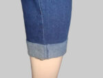 Cafe 7/8 Stretch jeans with cuff  (Stretch Denim or Drill) - sizes 12 - 34 - Image 3