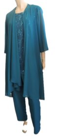 Layla Jones Pant Suit (Navy, Sapphire (Teal), Emerald or Mulberry) - Image 5