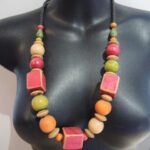 Handmade Wooden Bead Necklace