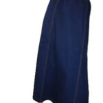 Cafe Denim Skirt (sizes 12 - 34) Blue or Black Denim